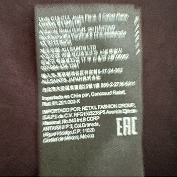 Padded Black Tank 
ALLSAINTS - Picture 10 of 10